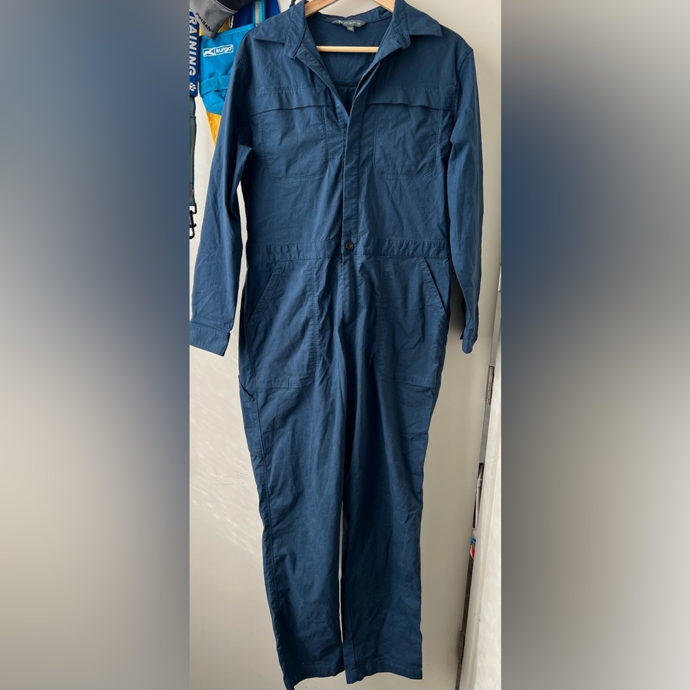 TitleNine Rosie Utility Long Sleeve Jumpsuit, Medium